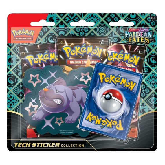 Maschiff Paldean Fates Tech Sticker Collection