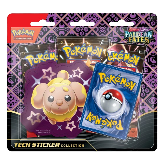 Fidough Paldean Fates Tech Sticker Collection