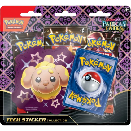 Fidough Paldean Fates Tech Sticker Collection