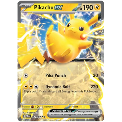 Pikachu EX 063/193