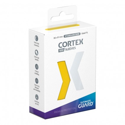 Cortex Sleeves Standard Size (100) - Yellow