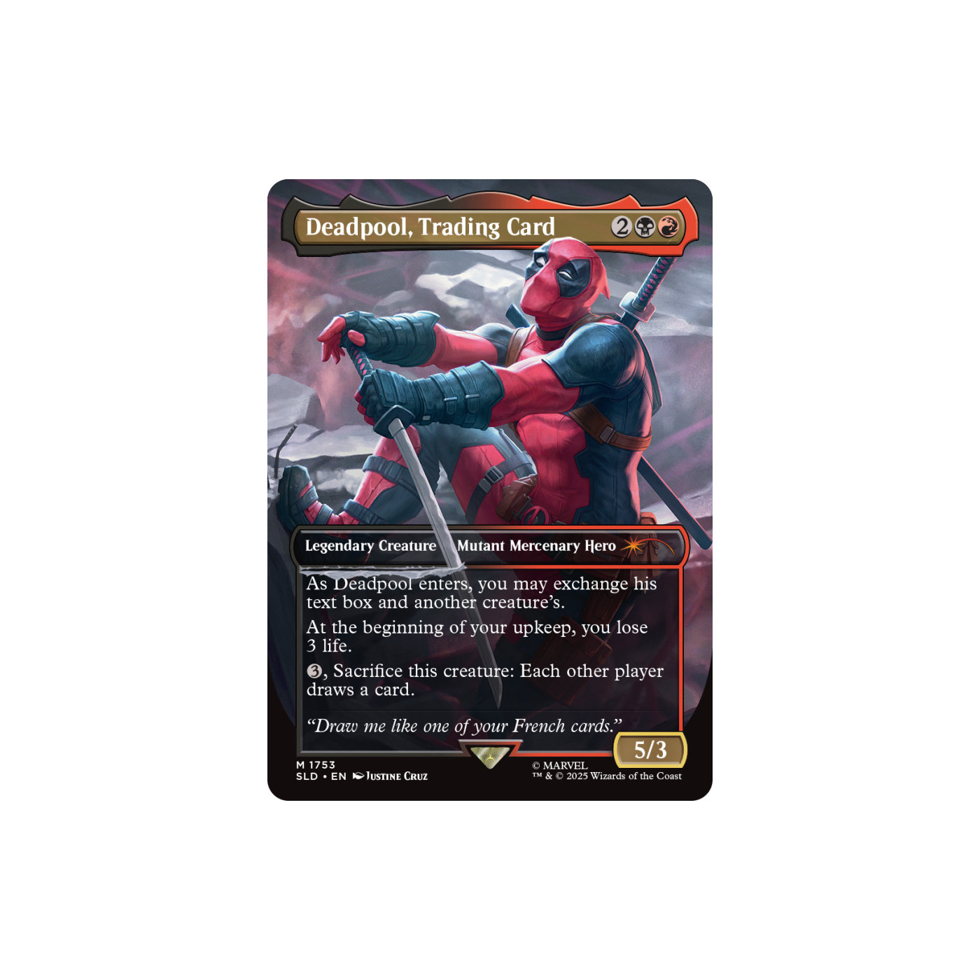Secret Lair x Marvel's Deadpool Non-Foil