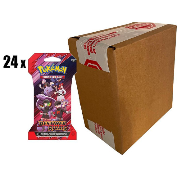 Scarlet & Violet Destined Rivals Sleeved Booster Display