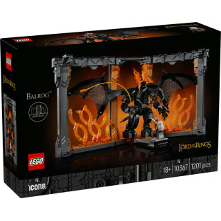 LEGO® Icons Ringenes herre: Balrog™-bokstøtte. Bokhyllepynt inspirert av filmen 10367