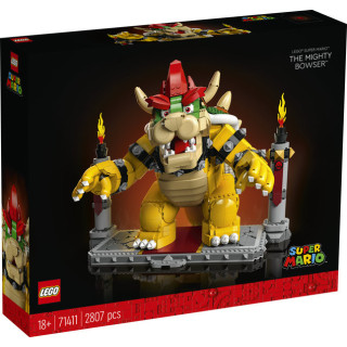 LEGO® Super Mario™ Mektige Bowser™ 71411, byggesett. Samlergave til voksne fans (2807 deler)