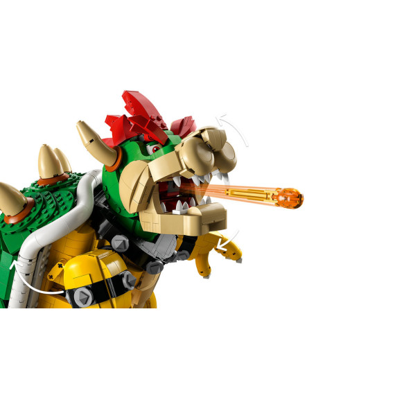 LEGO® Super Mario™ Mektige Bowser™ 71411, byggesett. Samlergave til voksne fans (2807 deler)