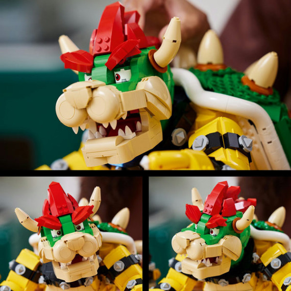 LEGO® Super Mario™ Mektige Bowser™ 71411, byggesett. Samlergave til voksne fans (2807 deler)