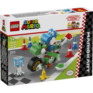 LEGO® Super Mario™: Mario Kart™ – Yoshi Bike. Nintendo®-gave for barn. Eventyrlig lekesett 72031