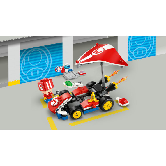 LEGO® Super Mario™: Mario Kart™ – Standard Kart. Lekesett med bil. Nintendo®-gave 72032