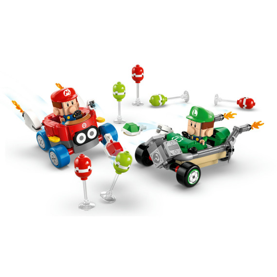 LEGO® Super Mario™: Mario Kart™ – Baby Mario mot Baby Luigi, leke. To Nintendo®-figurer 72034