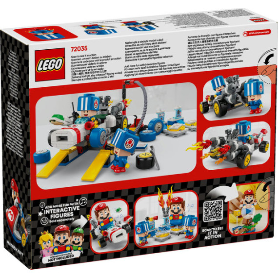 LEGO® Super Mario™: Mario Kart™ – Baby Peach og Grand Prix, sett. Gave med Nintendo®-figur 72036