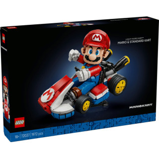 LEGO® Super Mario™: Mario Kart™: Mario og Standard Kart. Gamer-gave for voksne samlere 72037