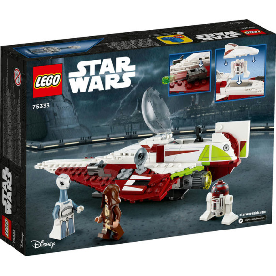 LEGO® Star Wars™ Obi-Wan Kenobis jedi-stjernejager 75333. Lekebyggesett for barn fra sju år (282 deler)