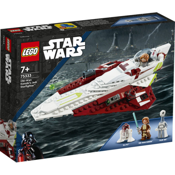 LEGO® Star Wars™ Obi-Wan Kenobis jedi-stjernejager 75333. Lekebyggesett for barn fra sju år (282 deler)