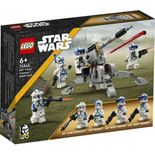 LEGO® Star Wars™ Stridspakke med 501st Clone Troopers™ 75345, byggelekesett. Gaveidé til barn fra seks år (119 deler)