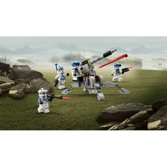 LEGO® Star Wars™ Stridspakke med 501st Clone Troopers™ 75345, byggelekesett. Gaveidé til barn fra seks år (119 deler)