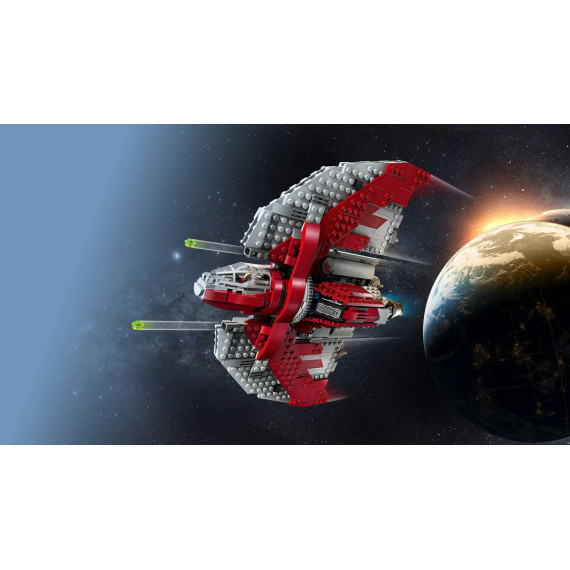 LEGO® Star Wars™ Ahsoka Tanos T-6 jediromferge 75362, byggelekesett. Gøyal gaveidé til barn fra ni år (601 deler)