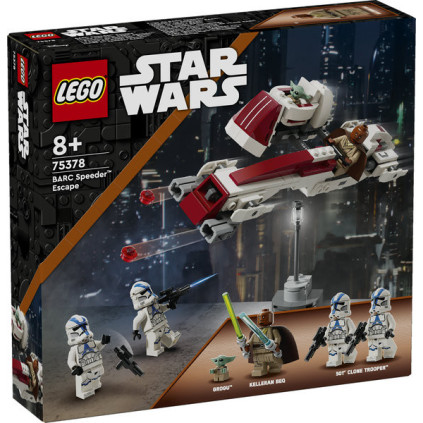 LEGO® Star Wars: The Mandalorian BARC-speederflukt, sett 75378