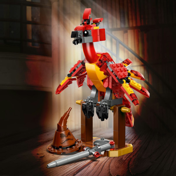LEGO® Harry Potter™ Vulcan: Humlesnurrs føniks, leke. Figur av mytisk skapning 76448