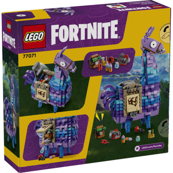 LEGO® Fortnite® Supply Llama. Leke- og utstillingsfigur med videospilltema 77071