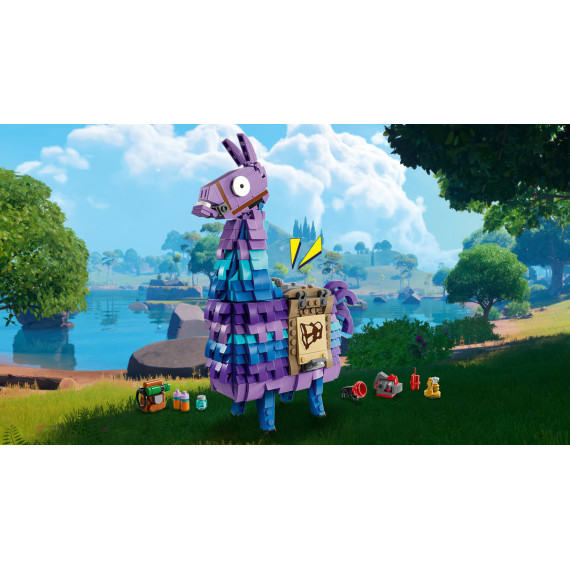 LEGO® Fortnite® Supply Llama. Leke- og utstillingsfigur med videospilltema 77071