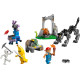 LEGO® Fortnite® Peely og Sparkplug slår leir på sletten. Byggesett med dataspillfigurer 77075