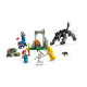 LEGO® Fortnite® Peely og Sparkplug slår leir på sletten. Byggesett med dataspillfigurer 77075