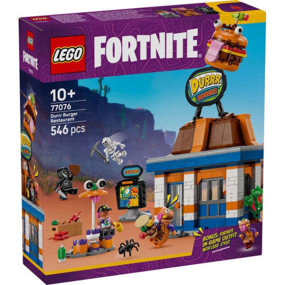 LEGO® Fortnite® Durrr burgerrestaurant. Dataspilleke for barn 77076