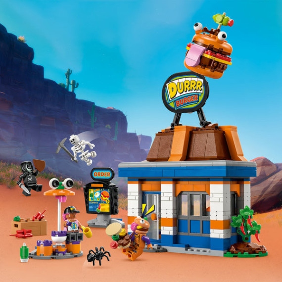 LEGO® Fortnite® Durrr burgerrestaurant. Dataspilleke for barn 77076