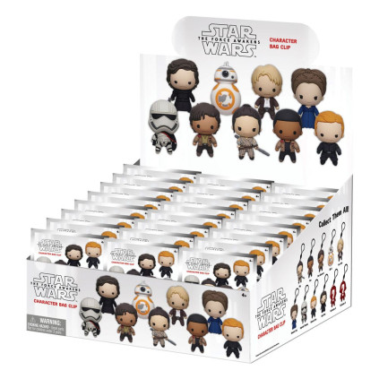 Star Wars: The Force Awakens Charm 3D PVC Bag Clips