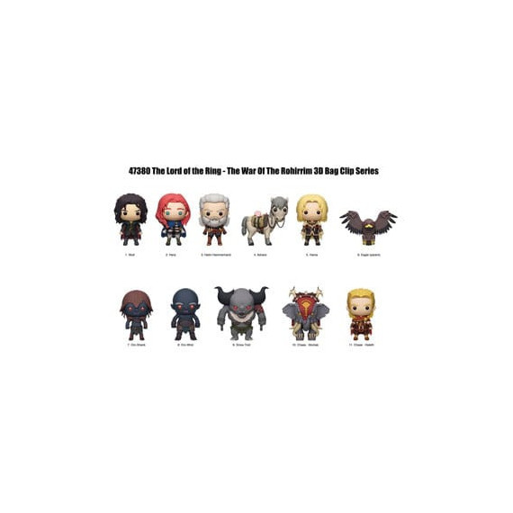 Lord of the Rings: War of Rohirrim 3D PVC Bag Clips