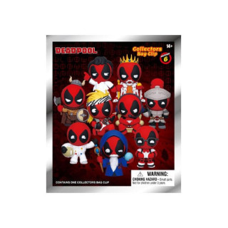 Marvel 3D PVC Bag Clips Deadpool Series 6