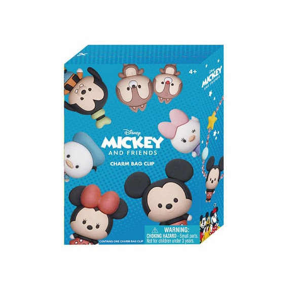 Disney Charm 3D PVC Bag Clips Mickey & Friends