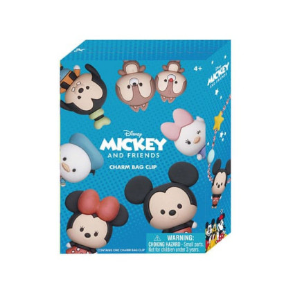 Disney Charm 3D PVC Bag Clips Mickey & Friends