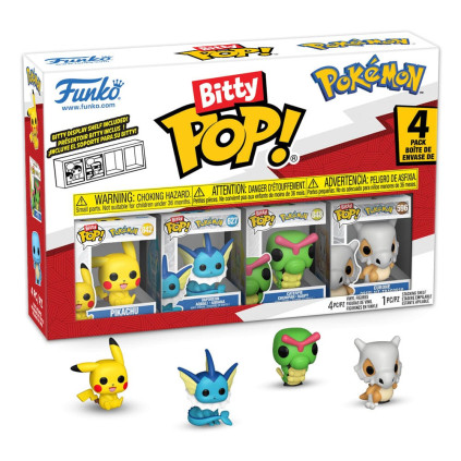 Pokémon Bitty POP! Vinyl Figure 4-Pack Series 1 2cm