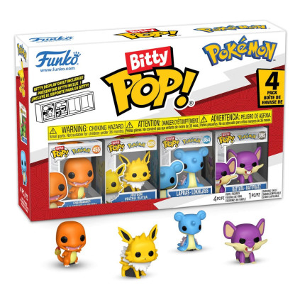 Pokémon Bitty POP! Vinyl Figure 4-Pack Series 2 2cm