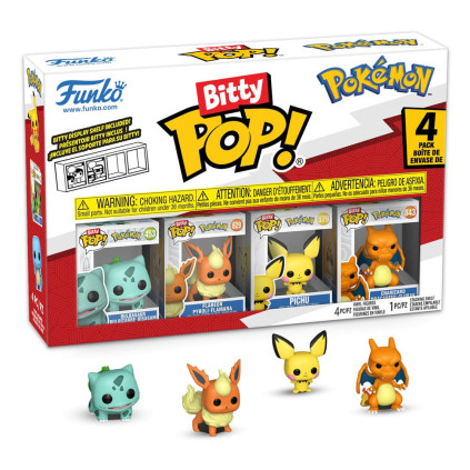 Pokémon Bitty POP! Vinyl Figure 4-Pack Series 3 2cm
