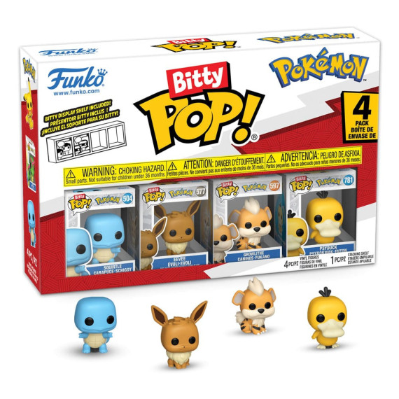 Pokémon Bitty POP! Vinyl Figure 4-Pack Series 4 2cm