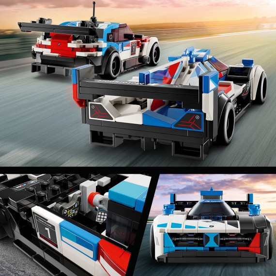 LEGO® Speed Champions BMW M4 GT3 & BMW M Hybrid V8-racerbil, sett 76922
