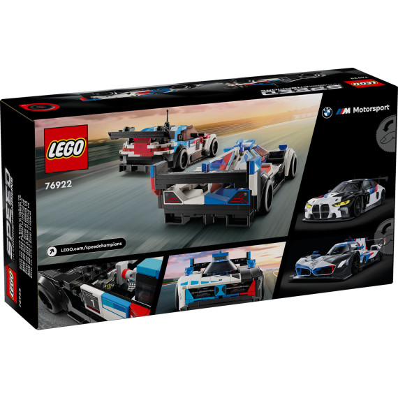 LEGO® Speed Champions BMW M4 GT3 & BMW M Hybrid V8-racerbil, sett 76922