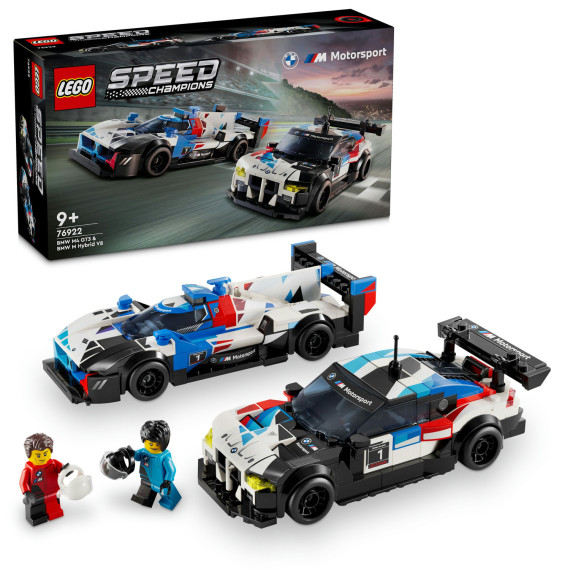 LEGO® Speed Champions BMW M4 GT3 & BMW M Hybrid V8-racerbil, sett 76922