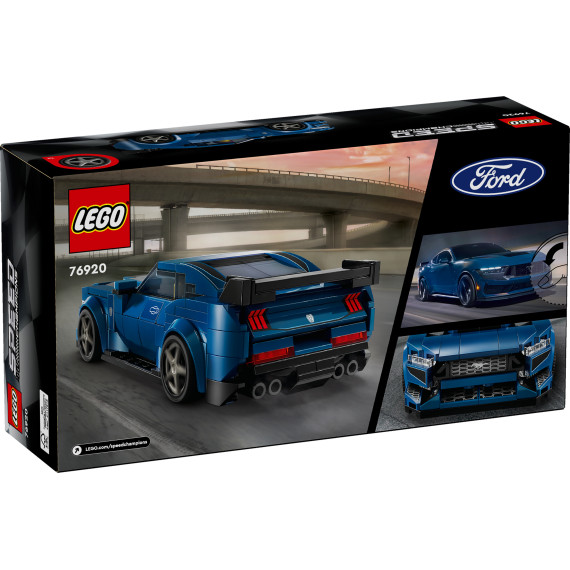 LEGO® Speed Champions Ford Mustang Dark Horse-sportsbil, lekesett 76920