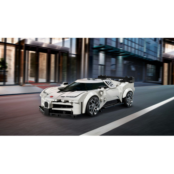 LEGO® Speed Champions Hypersportsbilen Bugatti Centodieci. Lekemodellsett for jenter og gutter 77240