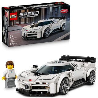 LEGO® Speed Champions Hypersportsbilen Bugatti Centodieci. Lekemodellsett for jenter og gutter 77240