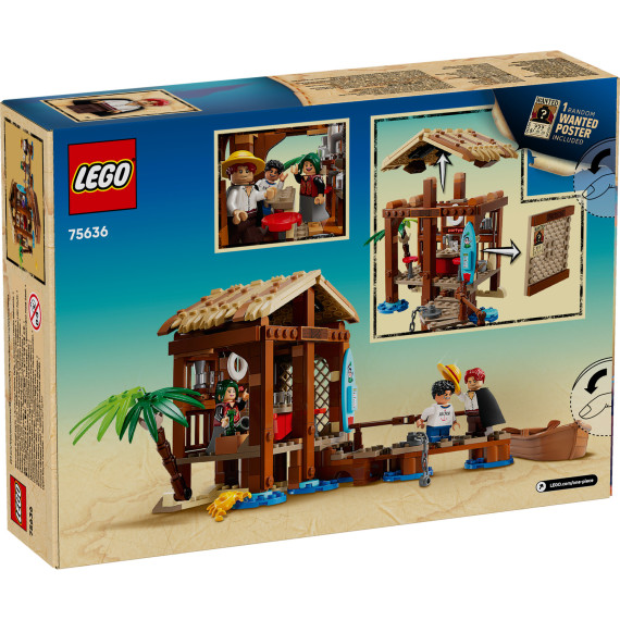 LEGO® ONE PIECE Hytte i Vindmøllebyen byggesett, rollelek piratleke for barn 75636