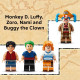 LEGO® ONE PIECE Sirkusteltet til klovnen Buggy byggesett, eventyrleke for barn 75637