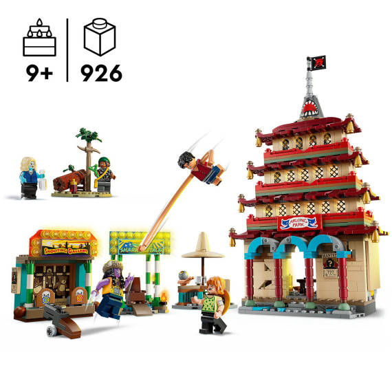 LEGO® ONE PIECE Oppgjør i Arlong Park interaktivt sjørøverleke-byggesett, anime-gave 75638