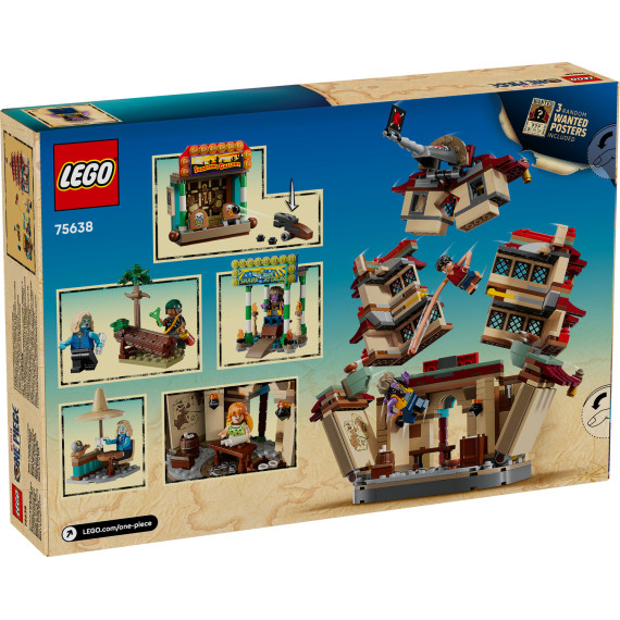 LEGO® ONE PIECE Oppgjør i Arlong Park interaktivt sjørøverleke-byggesett, anime-gave 75638