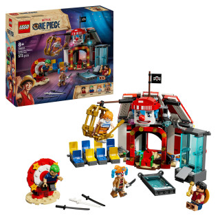 LEGO® ONE PIECE Sirkusteltet til klovnen Buggy byggesett, eventyrleke for barn 75637