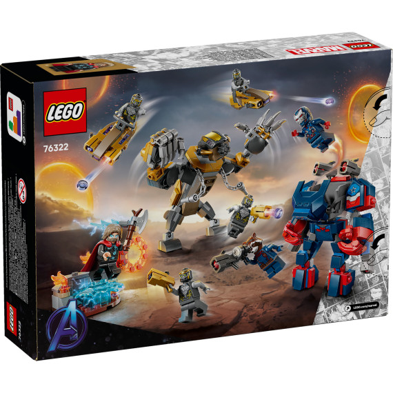 LEGO® ǀ Marvel Avengers: Endgame – Thor mot chitauri superhelt-robot og minifigurer action 76322